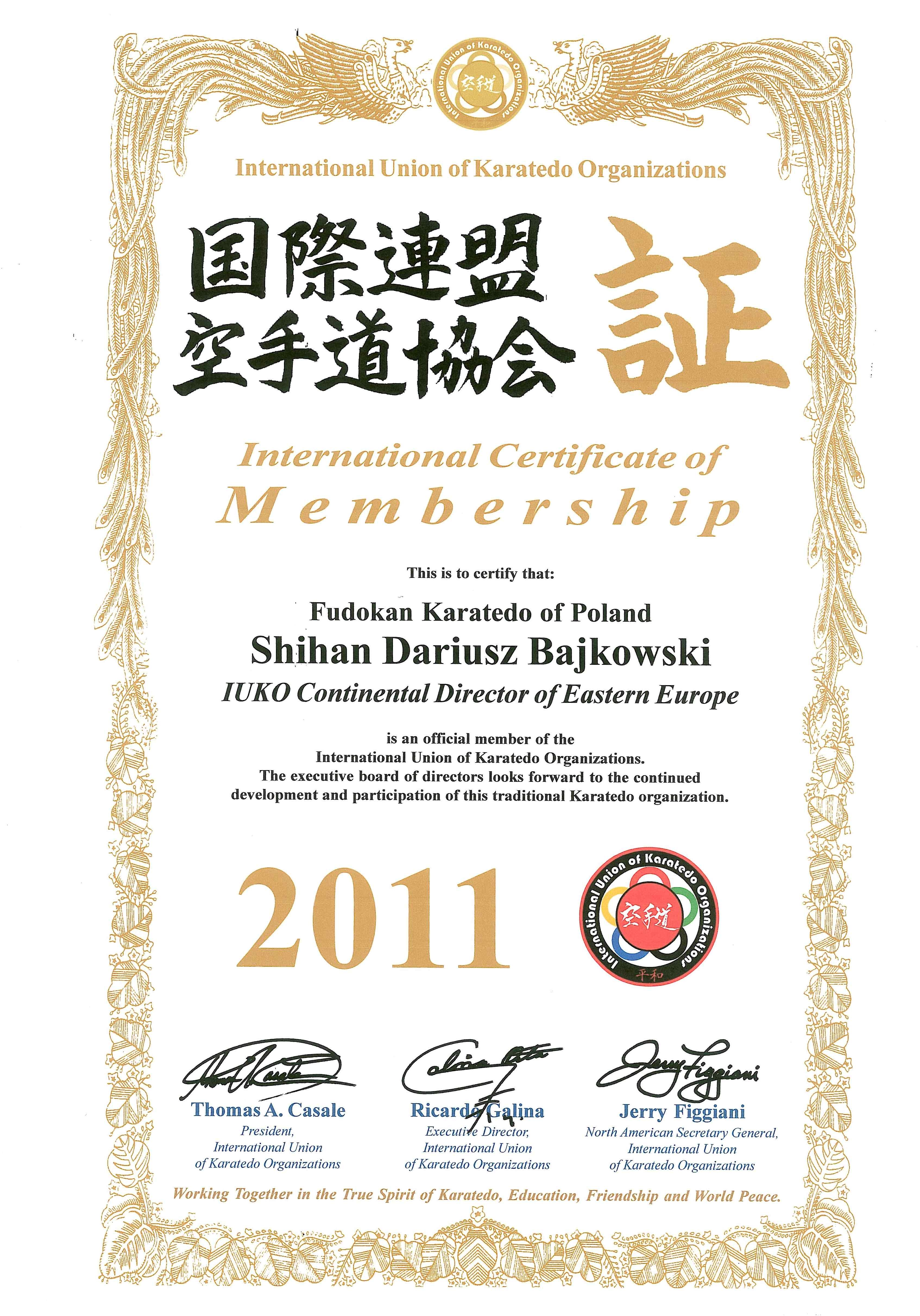 Dariusz-Bajkowski-certyfikat-IUKO-2011